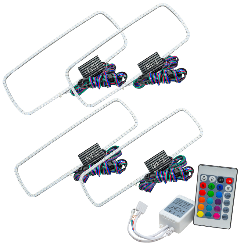 Ford Excursion Headlight Halo Kit - ORACLE Lighting - ColorSHIFT w/ Simple Controller - 2005 Ford Excursion Headlight Halo Kit - ORACLE Lighting - ColorSHIFT w/ Simple Controller - 2005